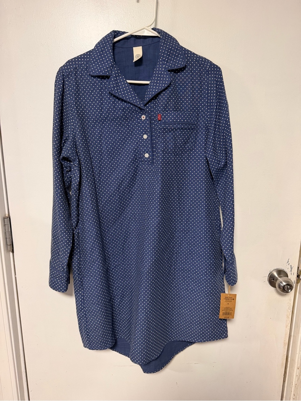 Levi Strauss long sleeve pajama shirt
